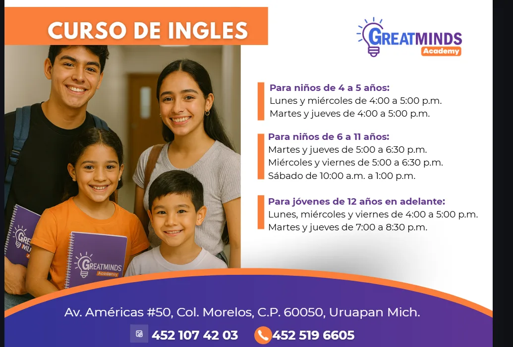 Actividad Great Minds Academy